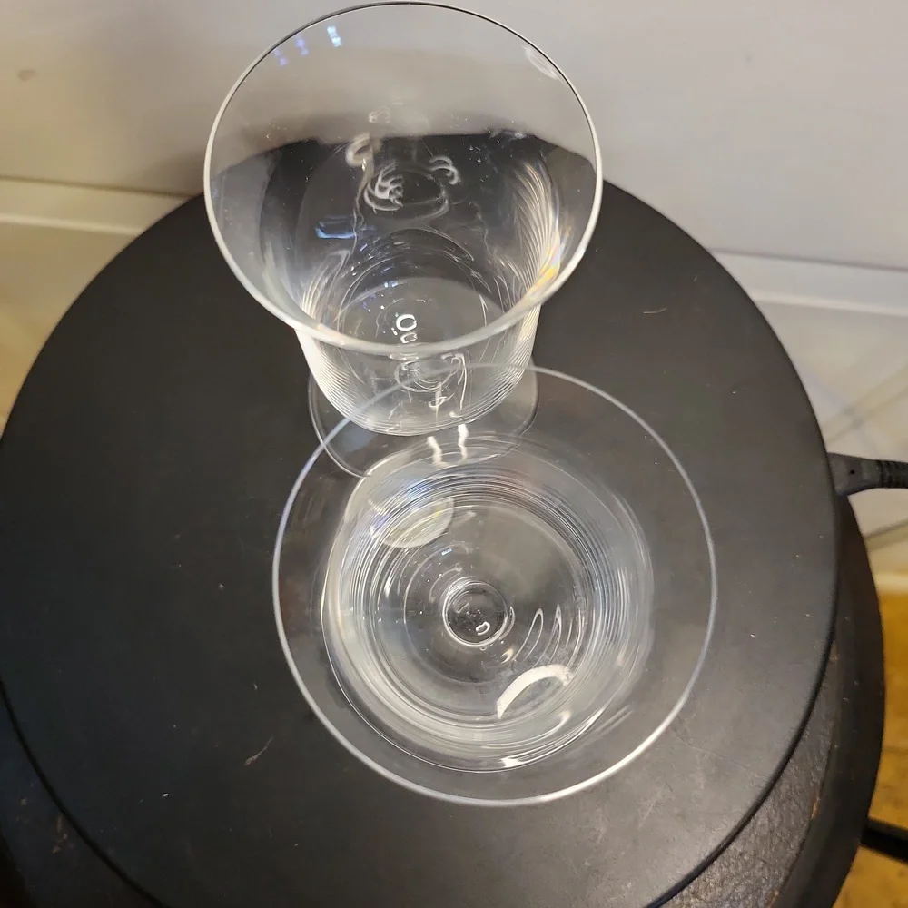 Pair of Riedel Crystal Whiskey Glasses 4.5